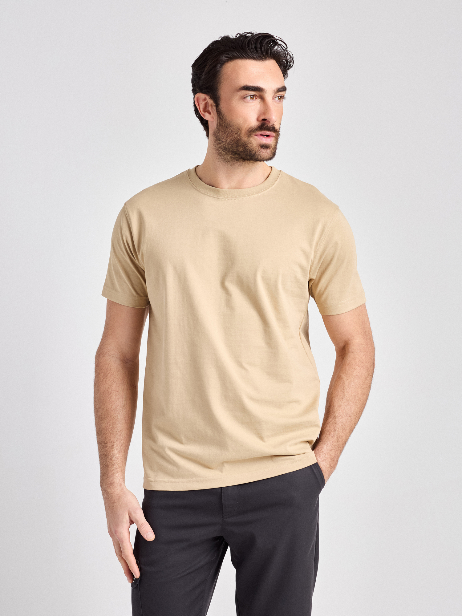 Taranto Man - T-Shirt Kurzarm - natur